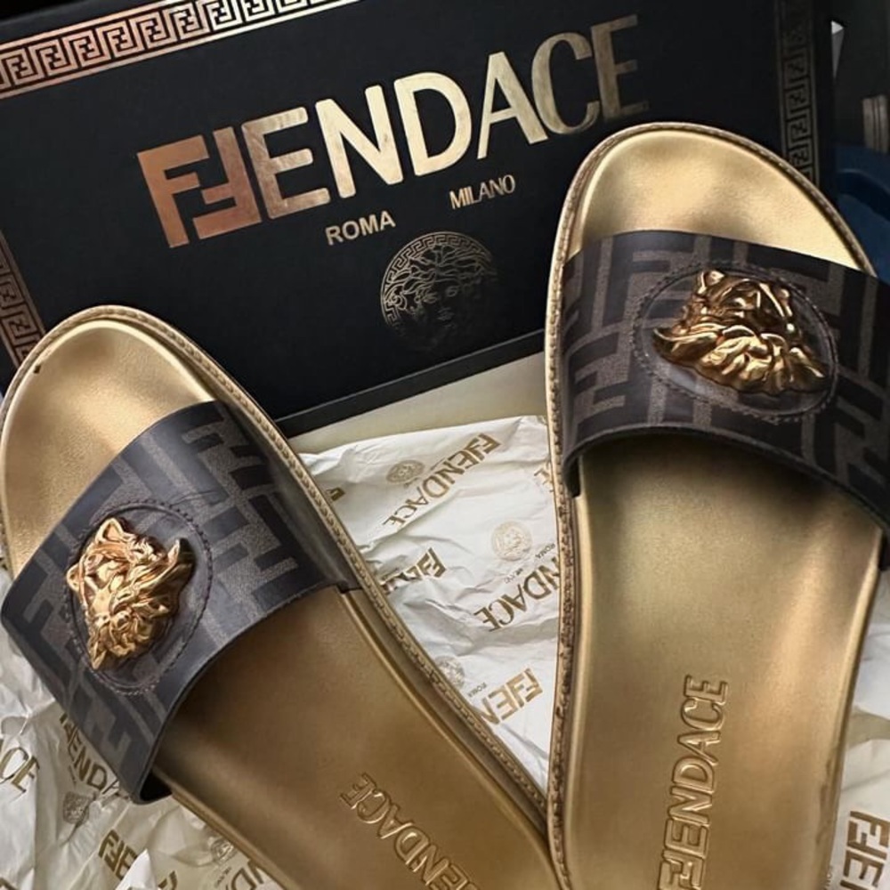 Versace gold Sandals